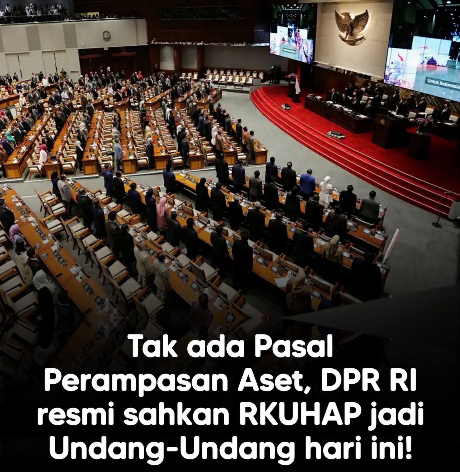 Resmi RUU KUHAP Disahkan Jadi Undang Undang Oleh DPR RI